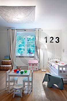 Spacious Airy Kids Room