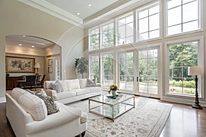 Empty big living room