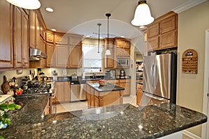 Spacious kitchen photo