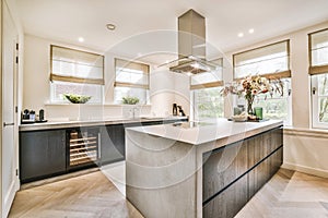 Spacious kitchen design