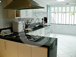 Spacious modern kitchen