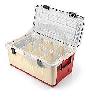 Plastic Car Storage Box isolated on white background