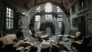 Grand Library in Decay