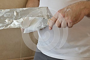 Spackling Compound and Tools