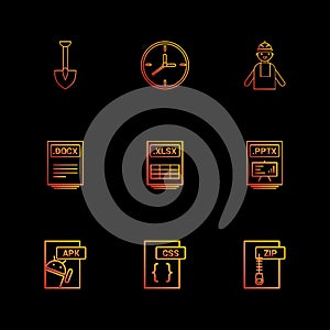 Spade ,clock , engineer , pptx ,power point , zip , compressed ,