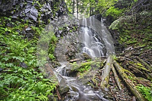 Spady waterfall at Polana mountains