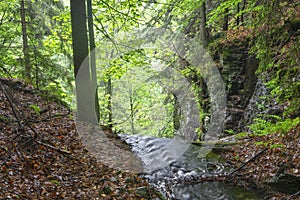 Spady waterfall at Polana mountains