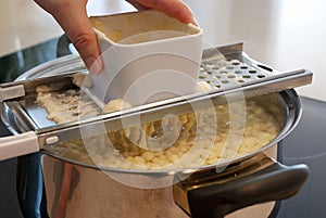 Spaetzle dough - food ingredients
