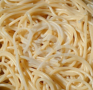 Spagetti cooked texture