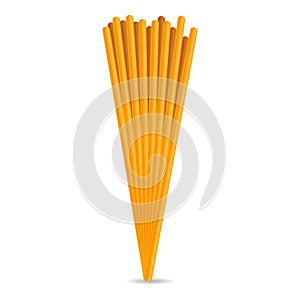 Spagetti icon, cartoon style