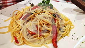 Spaghetti aglio e olio