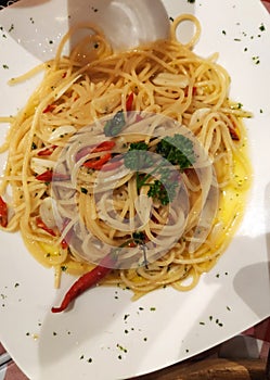 Spaghetti aglio e olio