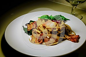 Spaghetti Aglio , Olio Peperoncino