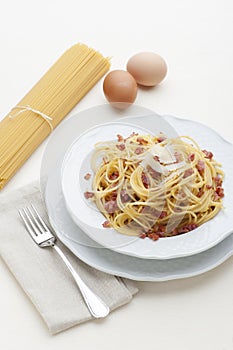 Spaghetti alla carbonara photo