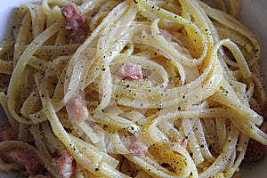 Spaghetti alla Carbonara photo