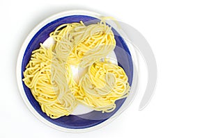 Spaghetti alla chitarra fresh pasta photo