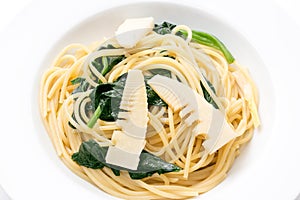 Spaghetti with Bamboo shoot