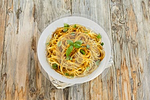 Spaghetti with bottarga