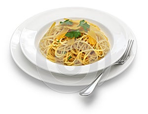 Spaghetti with bottarga
