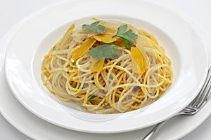 Spaghetti with bottarga