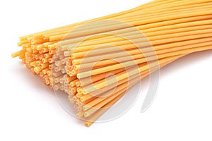 Spaghetti bucatini pasta