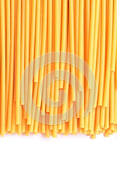 Spaghetti bucatini pasta