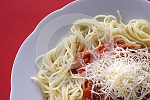 Špagety syr 