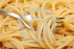 Spaghetti close-up