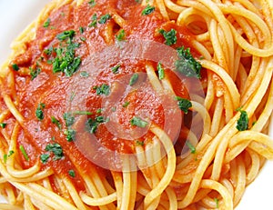 Spaghetti dish