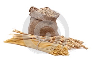 Spaghetti and ear of wheat