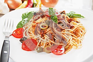 Spaghetti a la puttanesca