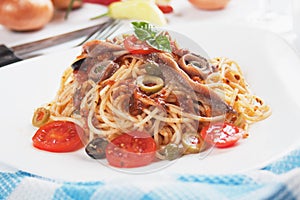 Spaghetti a la puttanesca