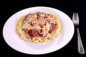 Špagety jedlo 