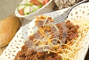 Spaghetti and Meat Sauce