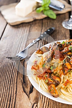 Spaghetti with Mussels
