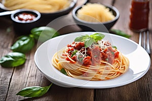 spaghetti with nese sauce