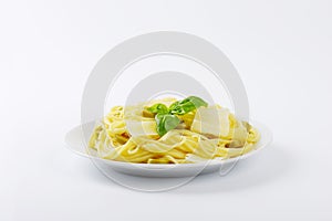 Spaghetti with parmesan