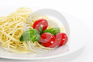 Spaghetti Pasta with Basil