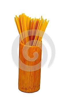 Spaghetti pasta isolated