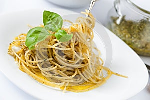 Spaghetti With Pesto Alla Genovese