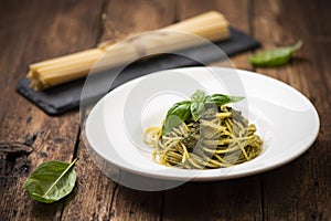 Spaghetti Pesto alla Genovese photo