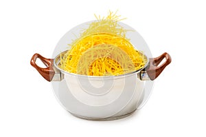 Spaghetti pot isolated