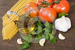 Spaghetti preparation