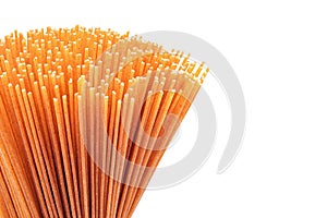 Spaghetti raw pasta