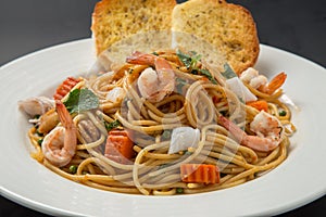 Spaghetti with sauce