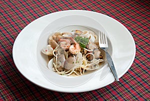 Spaghetti seafood