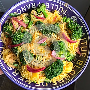 Spaghetti Squash and Broccoli