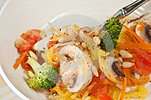 Spaghetti Squash Primavera