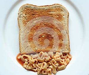 Spaghetti toast