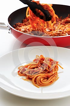 Spaghetti tomatosauce
